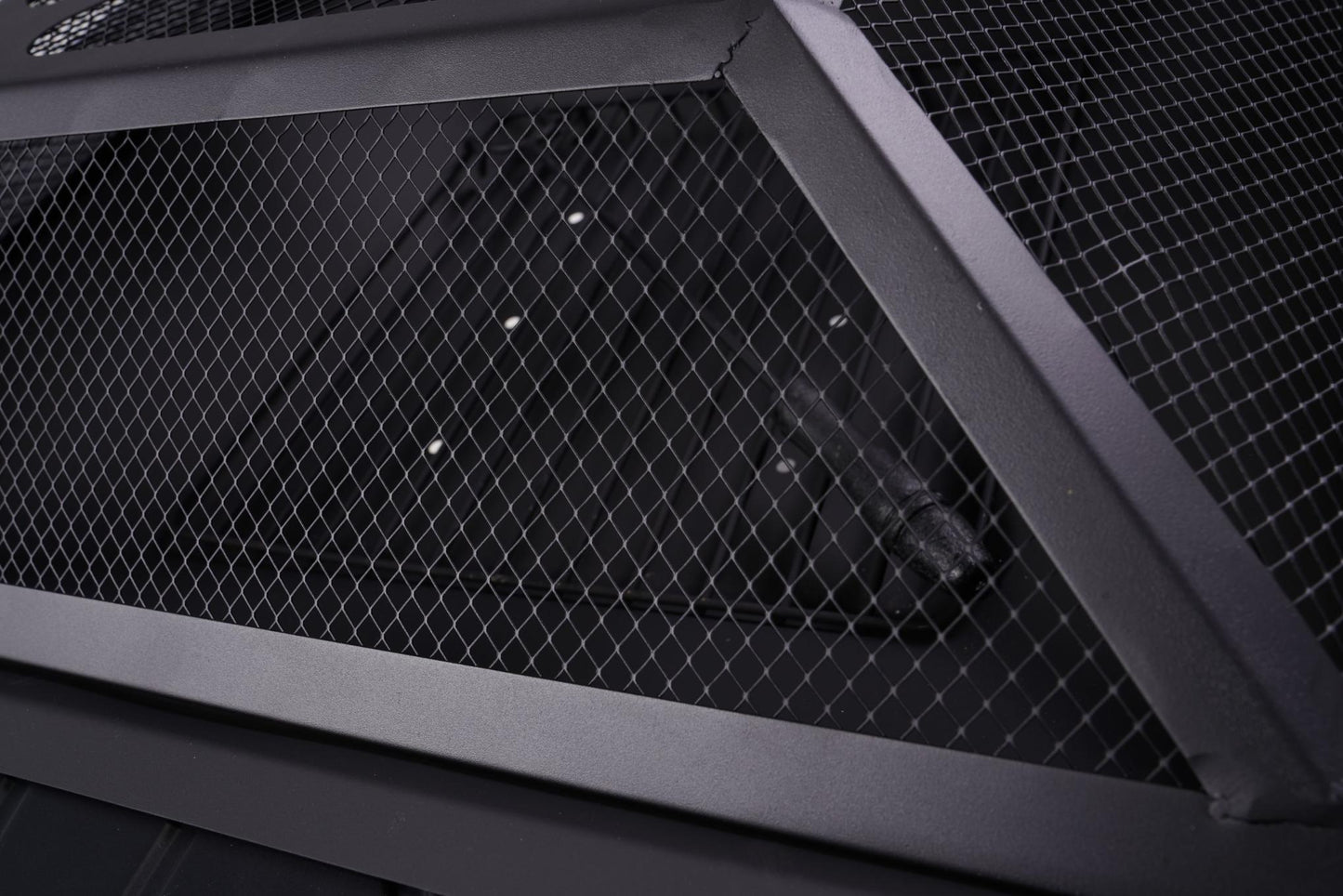 32 inch Outdoor Fire Pit Table Outside Backyard Patio Square Firepit Table