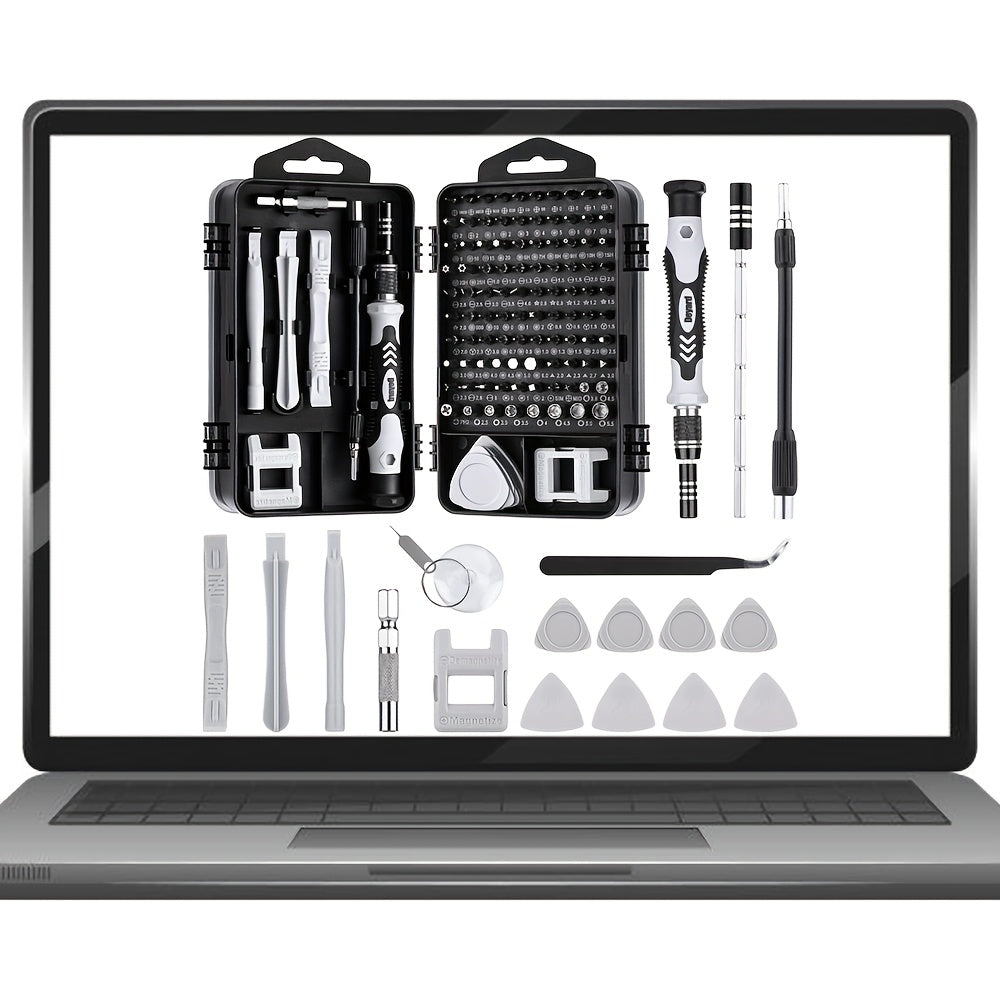 Precision Screwdriver Set, 115 in 1 Screwdriver Sets Screwdriver Bit Sets DIY Repair Tools Kit for iPhone Laptop PC Watch Glasses and Other Electronics, Mini Screwdriver Set with Case