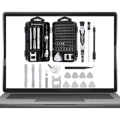 Precision Screwdriver Set, 115 in 1 Screwdriver Sets Screwdriver Bit Sets DIY Repair Tools Kit for iPhone Laptop PC Watch Glasses and Other Electronics, Mini Screwdriver Set with Case
