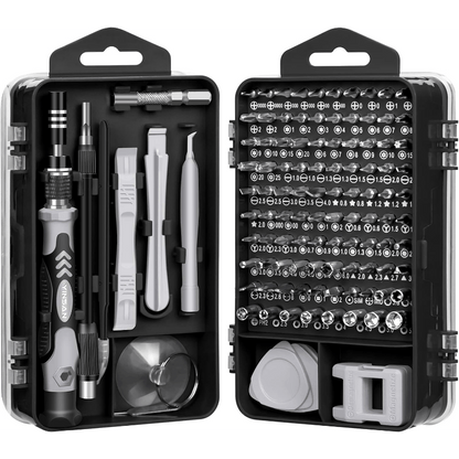 Precision Screwdriver Set, 115 in 1 Screwdriver Sets Screwdriver Bit Sets DIY Repair Tools Kit for iPhone Laptop PC Watch Glasses and Other Electronics, Mini Screwdriver Set with Case