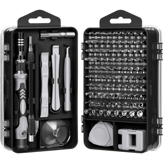 Precision Screwdriver Set, 115 in 1 Screwdriver Sets Screwdriver Bit Sets DIY Repair Tools Kit for iPhone Laptop PC Watch Glasses and Other Electronics, Mini Screwdriver Set with Case