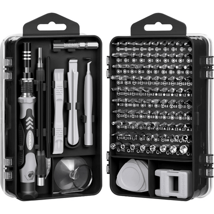 Precision Screwdriver Set, 115 in 1 Screwdriver Sets Screwdriver Bit Sets DIY Repair Tools Kit for iPhone Laptop PC Watch Glasses and Other Electronics, Mini Screwdriver Set with Case