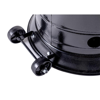 Propane Patio Heater with Wheels Outdoor Heater 47,000BTU Black