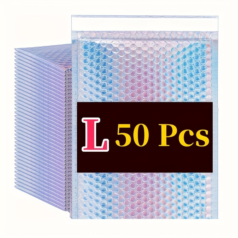 Holistic Bubble Mailer Set - Various Sizes, Waterproof Self-Seal Envelopes, Polyethylene Packaging Bags, Leak-Proof Mailing, Suitable for Small Businesses, Offices, Home Use - Non-Food Contact Plastic Square Bubble Mailers, I