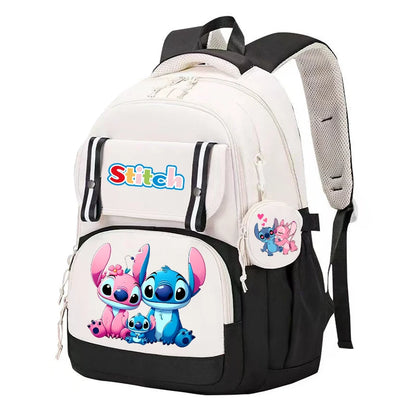 Stitch Girl Boy Backpack for School Cute Bookbag Elementary Laptop Bag Lightweight Back to School Student Travel Christmas Gift
