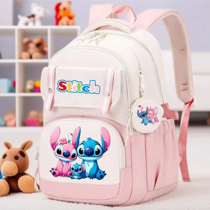 Stitch Girl Boy Backpack for School Cute Bookbag Elementary Laptop Bag Lightweight Back to School Student Travel Christmas Gift