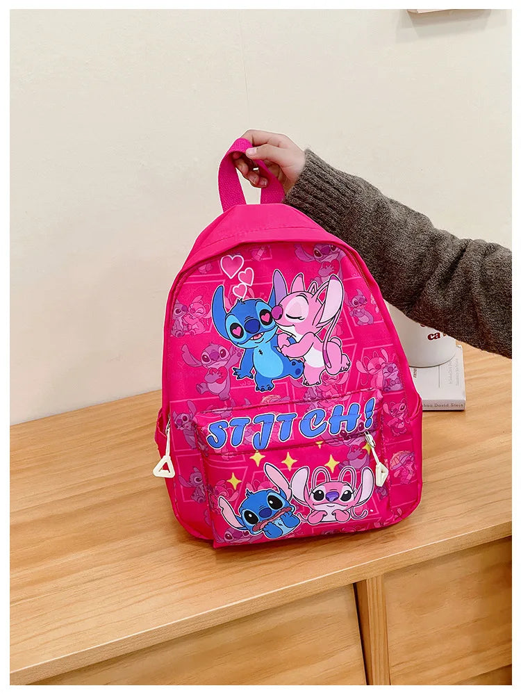 Stitch Anime Cartoon Outdoor Leisure Backpack Cute Fashion Creative Personality Student Large Capacity Children Fun Cute Backp