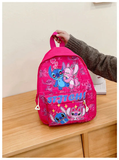 Stitch Anime Cartoon Outdoor Leisure Backpack Cute Fashion Creative Personality Student Large Capacity Children Fun Cute Backp