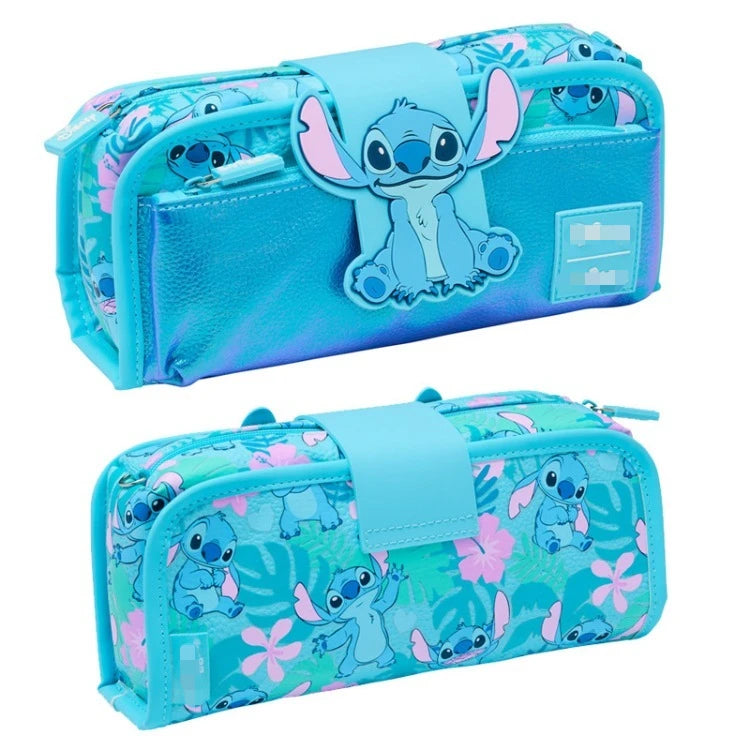 Stitch Backpack Student Cartoon Bag Roller Bag Stair-climbing Wheel Knapsack Lunch Box Bag Stationery Storage Pen Case Gifts