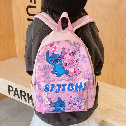 Stitch Anime Cartoon Outdoor Leisure Backpack Cute Fashion Creative Personality Student Large Capacity Children Fun Cute Backp