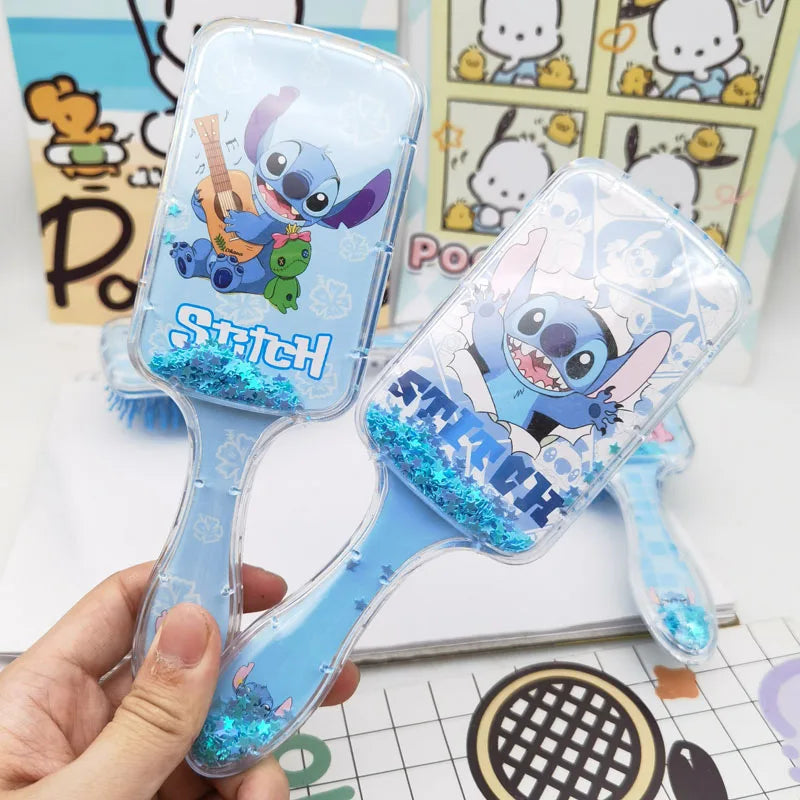 Cartoon Stitch Air Cushion Comb Anime Cute Household Items Kawaii Massage Comb Fashion Girl Heart Christmas Holiday Gifts