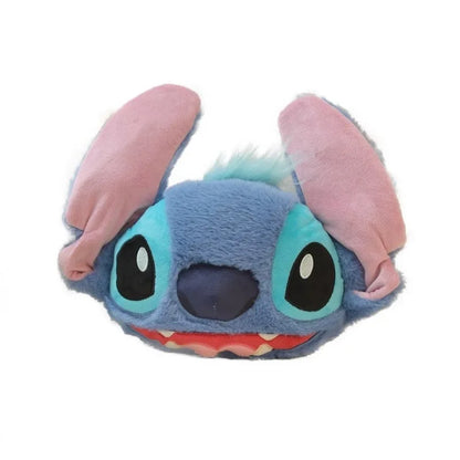 Cartoon Stitch Car Headrest Neck Pillow Neck Support Car Seat Belt Shoulder Cover Child Protective Cute Car Interior Accessories