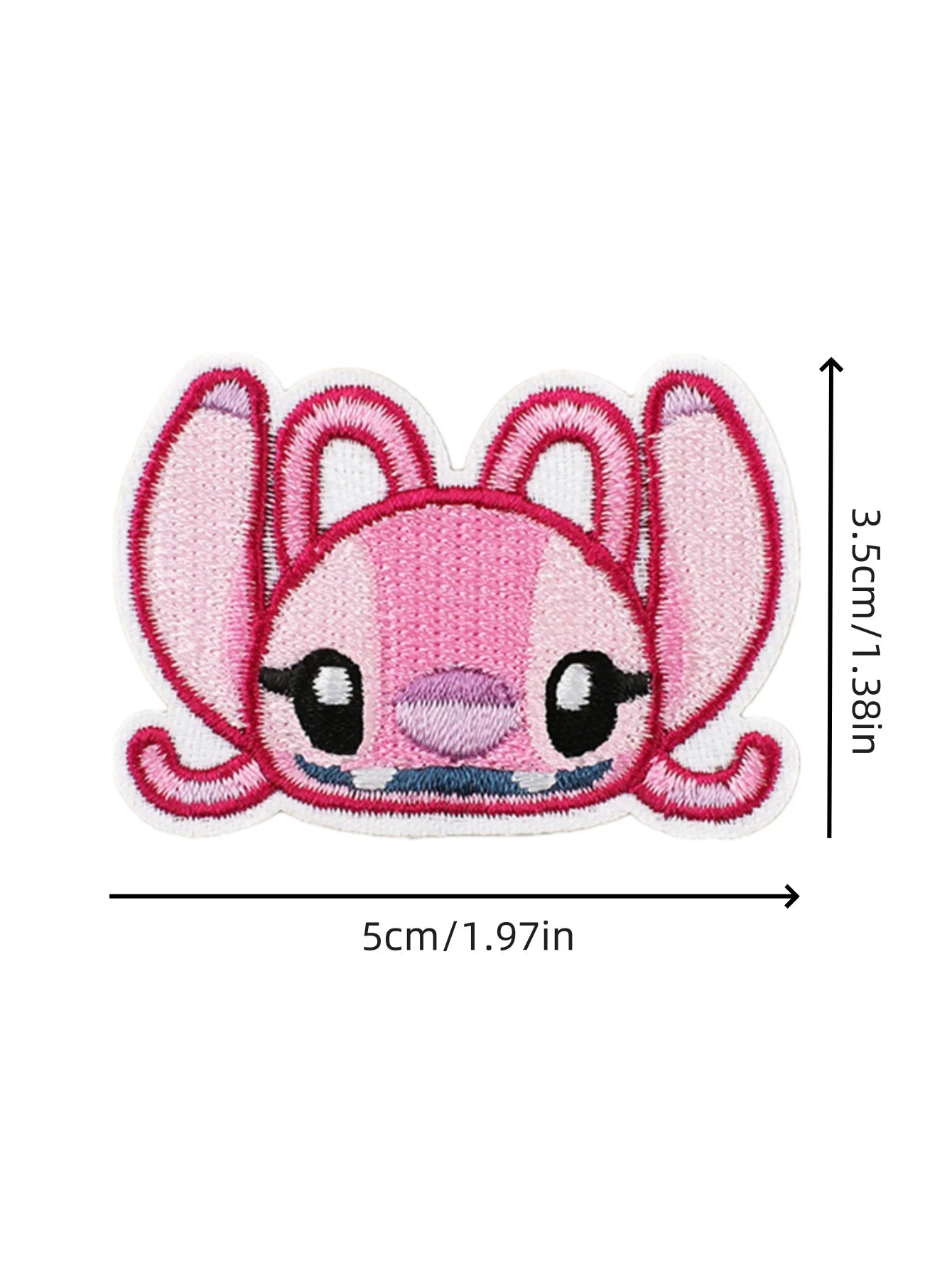 1pcs Cartoon Anime Stitch Iron on Patches for Clothing T-shirt bag shose Stitch Patch Garment stickers embroidery cloth sticker