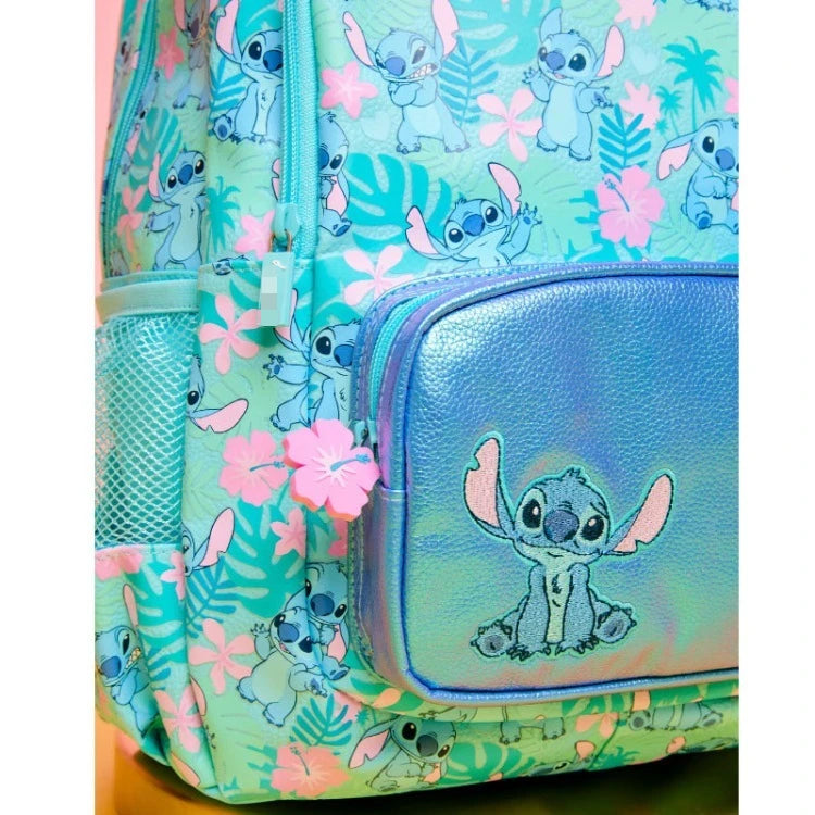 Stitch Backpack Student Cartoon Bag Roller Bag Stair-climbing Wheel Knapsack Lunch Box Bag Stationery Storage Pen Case Gifts