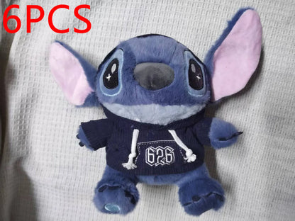 2025 Hot Cartoon Stitches Toy With A Hat Cute Cartoon Character, Children's Plush Toy Sleeping Pillow, Decoration, Gift