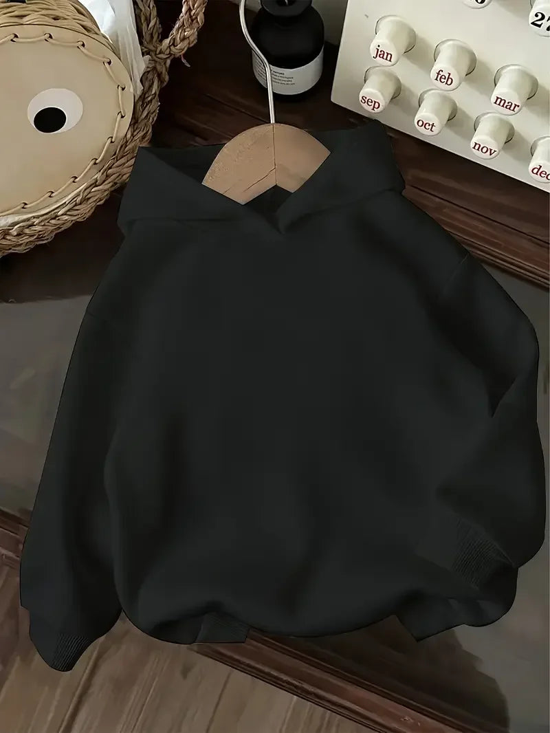 Stitch Cartoon Print Hoodie for Girls and Boys Comfy Pink Pullover Casual Loose Fit Perfect Back To School Gift Casual Hoodie