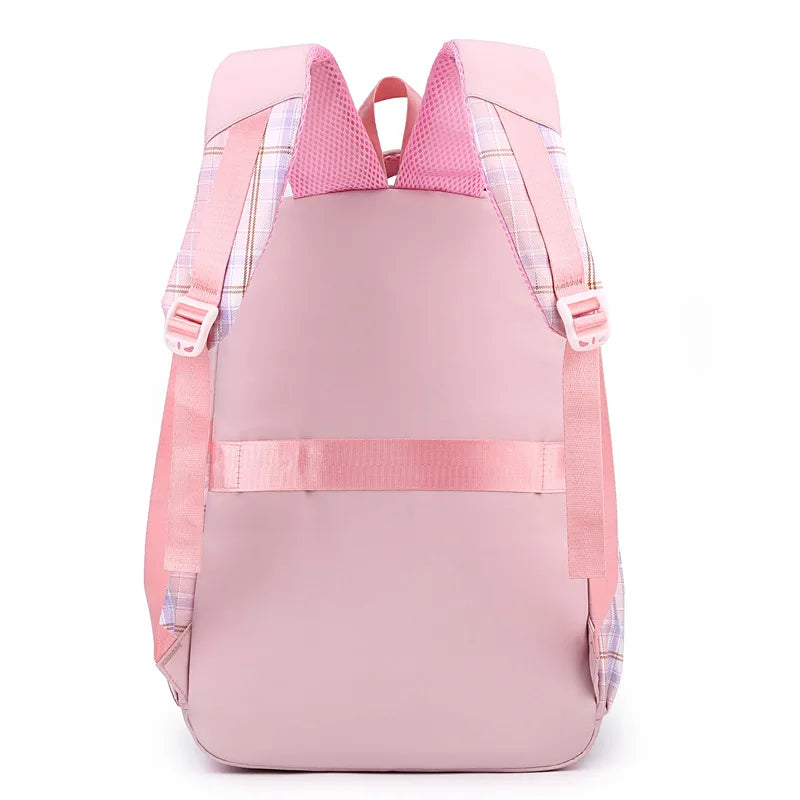 Stitch School Bags High School Student Backpack Female Large Capacity Junior High School Laptop Mochila Escolar