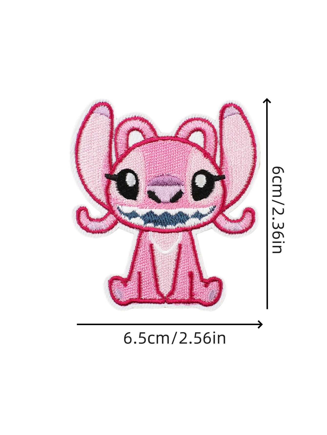 1pcs Cartoon Anime Stitch Iron on Patches for Clothing T-shirt bag shose Stitch Patch Garment stickers embroidery cloth sticker