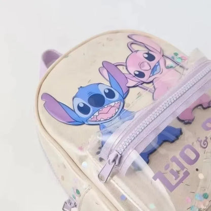 Stitch Stitched Cartoon Sequined Back Fashionable Trendy Kindergarten School Bag Kawaii Backpack High Quality Storage Bag
