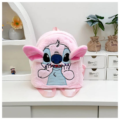 Stitch Backpack  Japanese Blue Funny Cartoon Large-Capacity Student Backpack Kindergarten Bag Kawaii Backpack