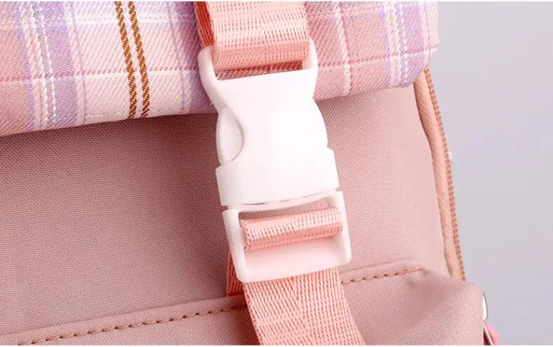 Stitch School Bags High School Student Backpack Female Large Capacity Junior High School Laptop Mochila Escolar