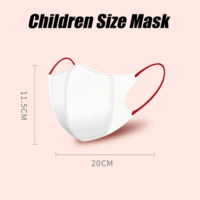 Stitch Mask Cartoon 3D Pattern Face Mask Thin Section Breathable 10 Pcs/pack Independent Package Disposable Earloop Style Masks