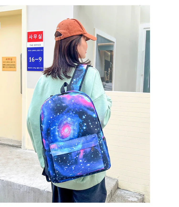 3pcs/Set Stitch Kids Backpack Cartoon Stitch Print Kindergarten Pencil Case Boy Girl Shoulder Bag Children Schoolbag Gift
