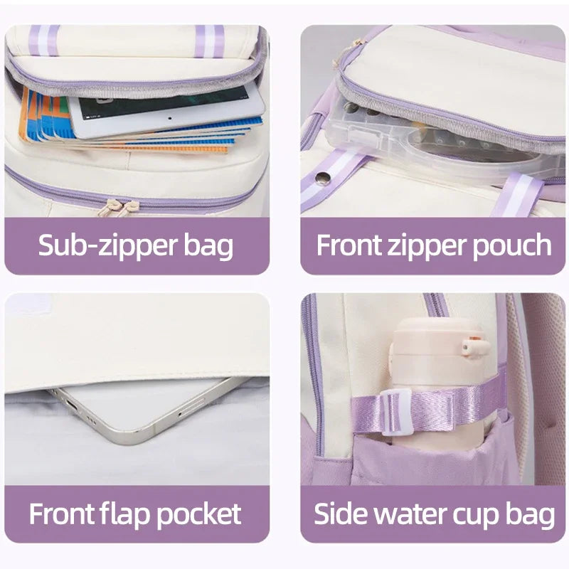 Stitch Girl Boy Backpack for School Cute Bookbag Elementary Laptop Bag Lightweight Back to School Student Travel Christmas Gift