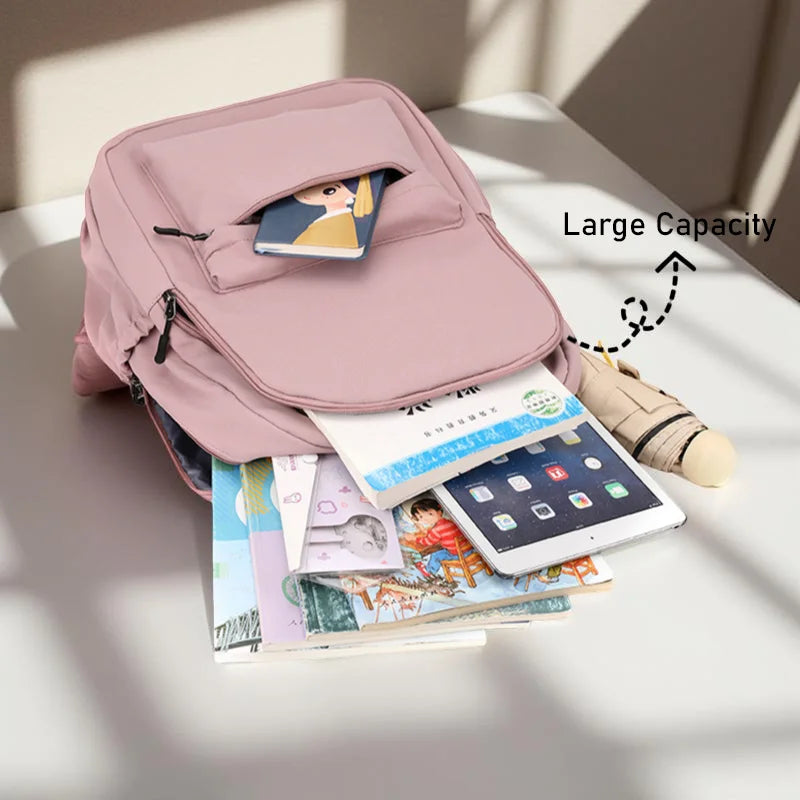 Stitch Large Capacity Backpack, Sturdy Construction, Adjustable Straps for Back to School & Daily Commute, Work, Travel Carryall