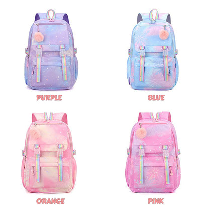 Stitch Kids Backpack Boy Girls Bookbag Bag Student Children Knapsack Schoolbag Rucksack Mochila Cartoon Anime Travel Commute Bag