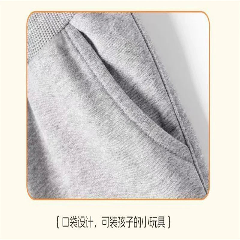 Stitch Man Spring and Autumn Boys and Girls Fashion Casual Sports Hoodies and Pants Set