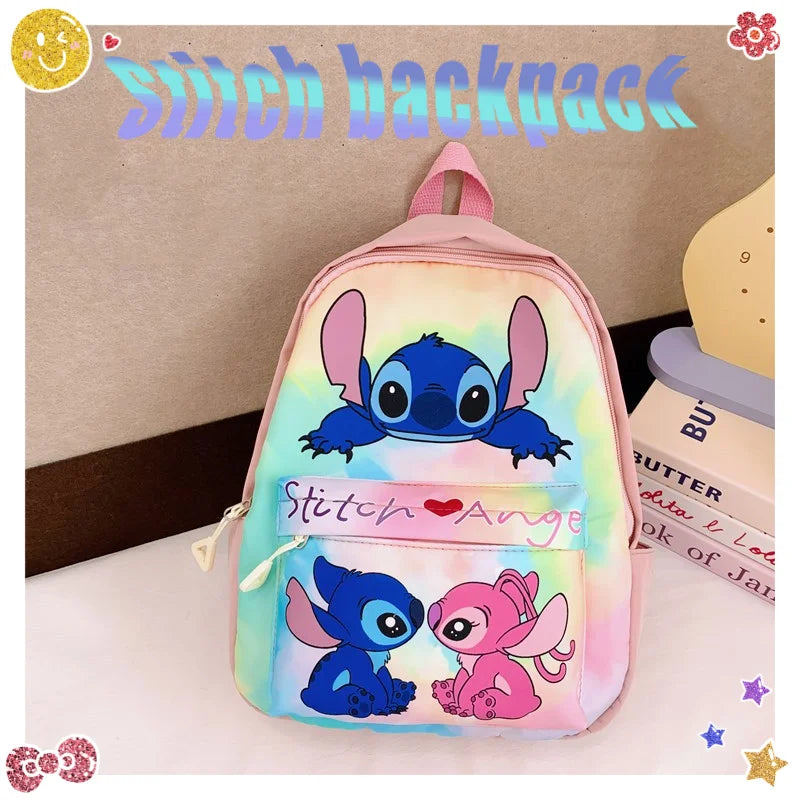 Stitch Anime Cartoon Outdoor Leisure Backpack Cute Fashion Creative Personality Student Large Capacity Children Fun Cute Backp