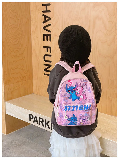 Stitch Anime Cartoon Outdoor Leisure Backpack Cute Fashion Creative Personality Student Large Capacity Children Fun Cute Backp