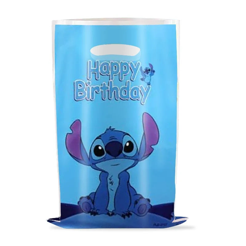 Stitch Bag Angel Cartoon Cute Character Birthday Party Decoration Creative Plastic Gift Candy Gift Bag Storage Practical Prizes