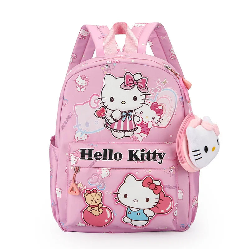 2025 new style Stitch Cartoon Kids Teenager School Bags +Cartoon accessories cute Student Backpack Girl Travel Knapsack Mochila