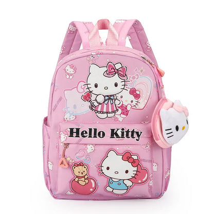 2025 new style Stitch Cartoon Kids Teenager School Bags +Cartoon accessories cute Student Backpack Girl Travel Knapsack Mochila