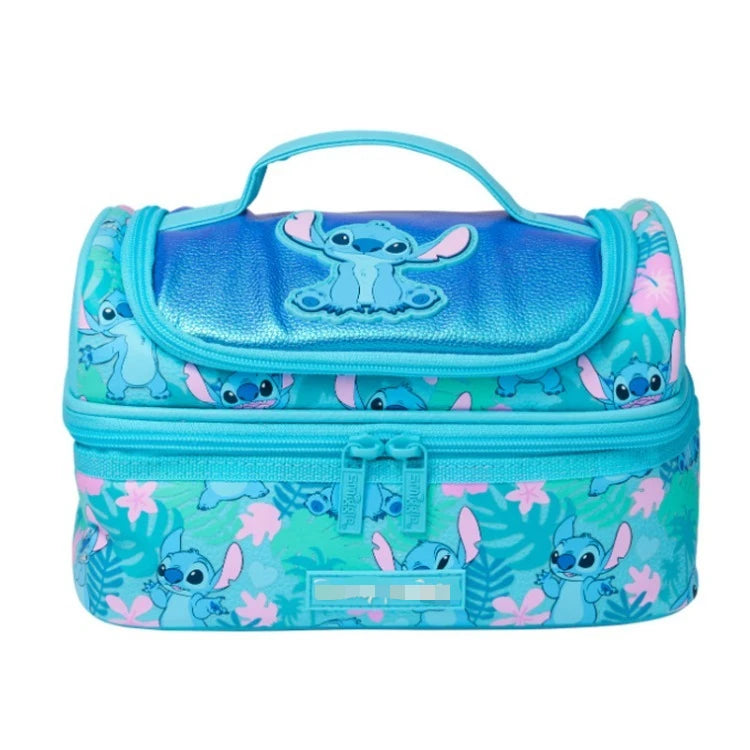 Stitch Backpack Student Cartoon Bag Roller Bag Stair-climbing Wheel Knapsack Lunch Box Bag Stationery Storage Pen Case Gifts