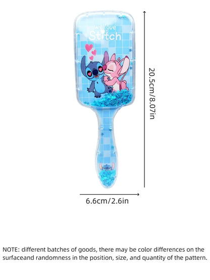 1pc Cartoon Stitch Air Cushion Comb Anime Cute Household Items Kawaii Massage Comb Fashion Woman Heart Holiday Gifts