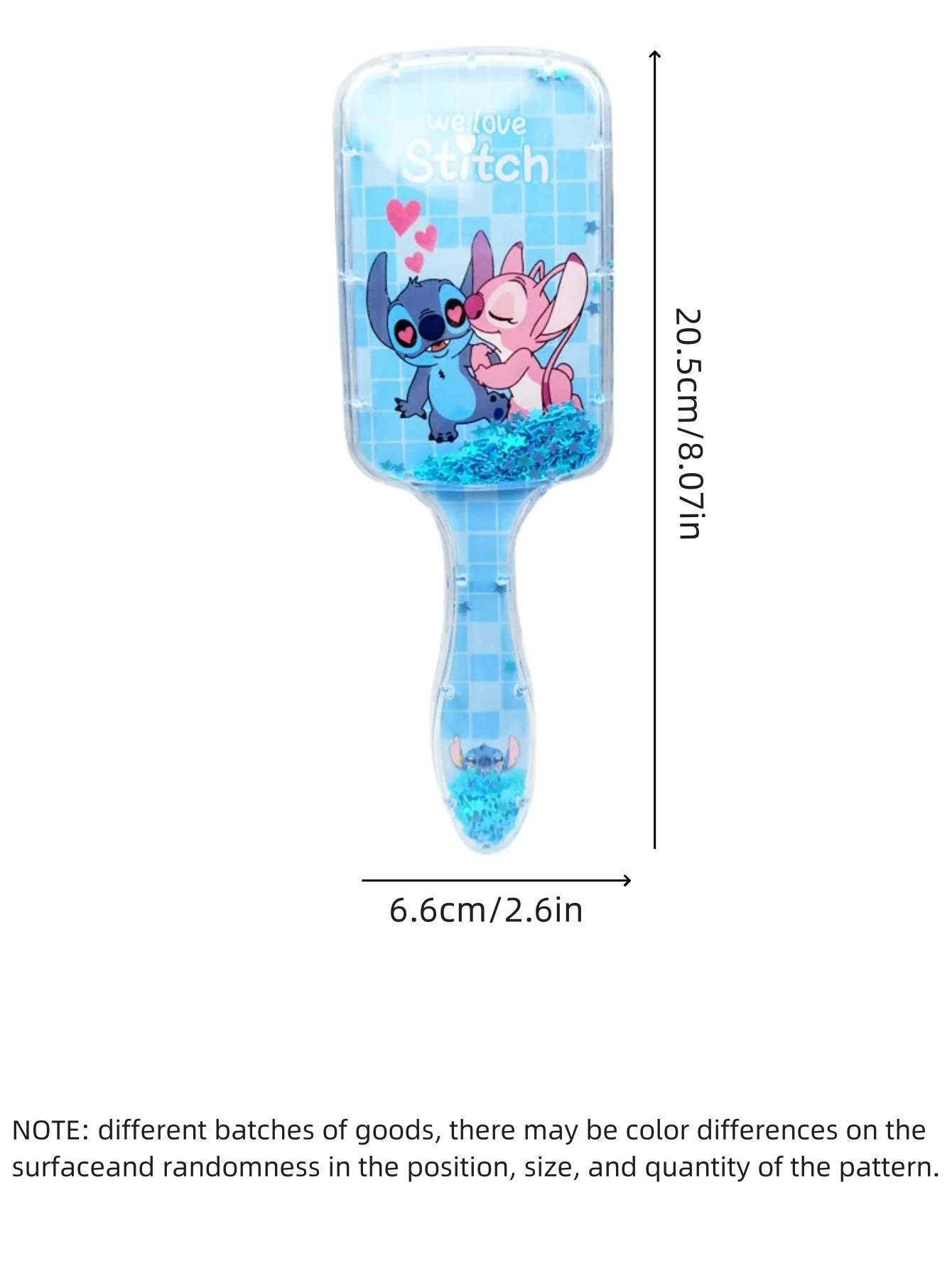 1pc Cartoon Stitch Air Cushion Comb Anime Cute Household Items Kawaii Massage Comb Fashion Woman Heart Holiday Gifts