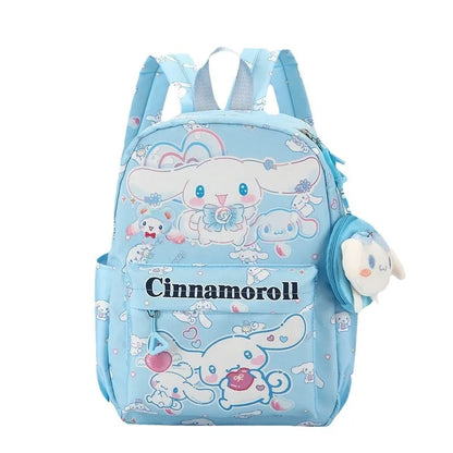 2025 new style Stitch Cartoon Kids Teenager School Bags +Cartoon accessories cute Student Backpack Girl Travel Knapsack Mochila