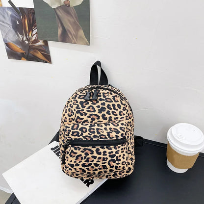 Women Backpack Preppy Style Backpack Student School Traveling Large Capacity Handbags Nylon Material Knapsacks