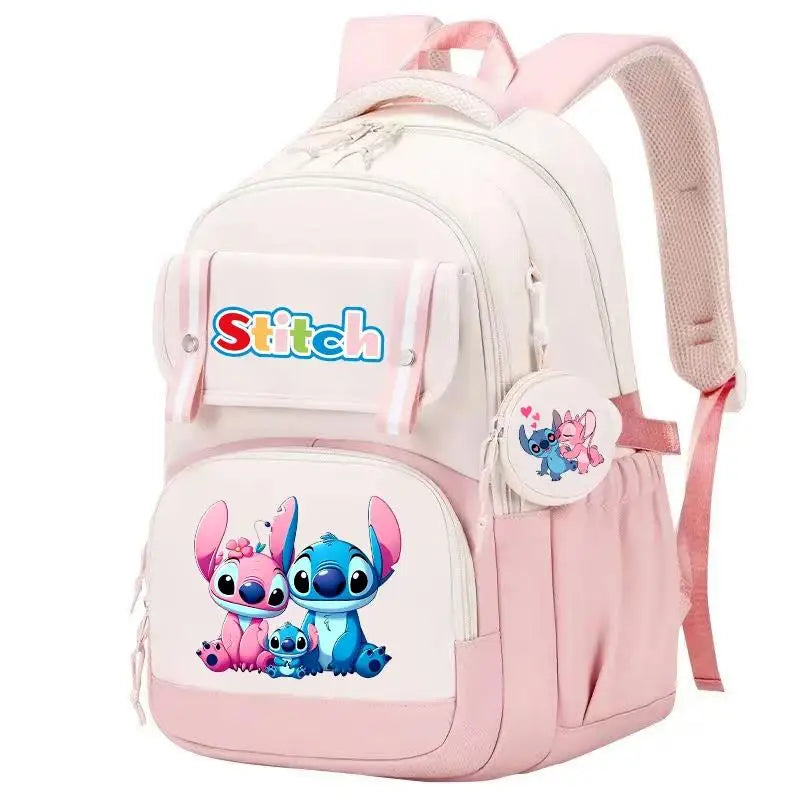 Stitch Girl Boy Backpack for School Cute Bookbag Elementary Laptop Bag Lightweight Back to School Student Travel Christmas Gift