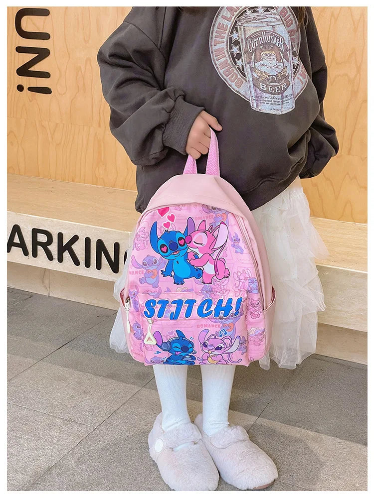 Stitch Anime Cartoon Outdoor Leisure Backpack Cute Fashion Creative Personality Student Large Capacity Children Fun Cute Backp