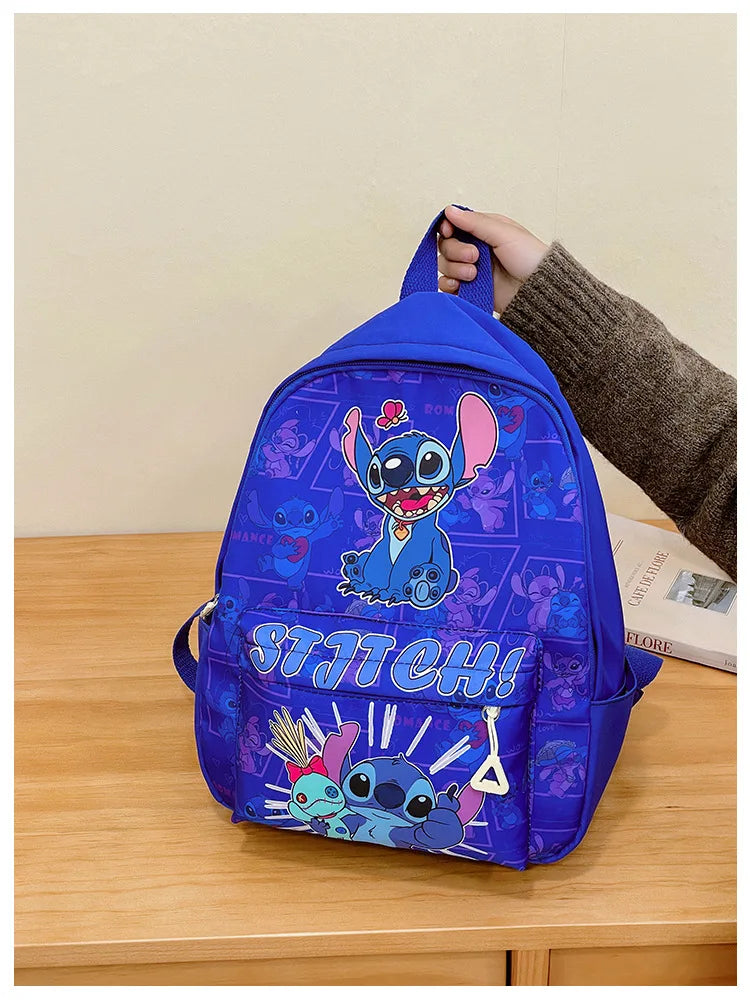 Stitch Anime Cartoon Outdoor Leisure Backpack Cute Fashion Creative Personality Student Large Capacity Children Fun Cute Backp