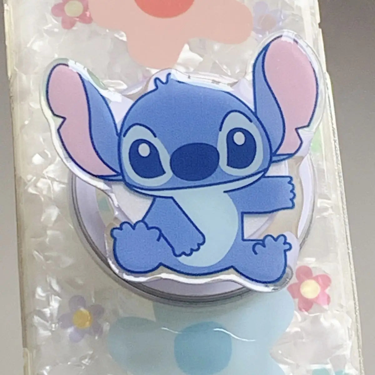 Stitch Airbag Bracket Cute Cartoon Character Creative Fashionable Mobile Phone Extendable Adhesive Back Sticker Practical Gift