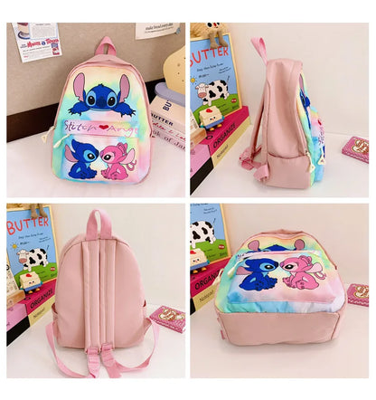 Stitch Anime Cartoon Outdoor Leisure Backpack Cute Fashion Creative Personality Student Large Capacity Children Fun Cute Backp