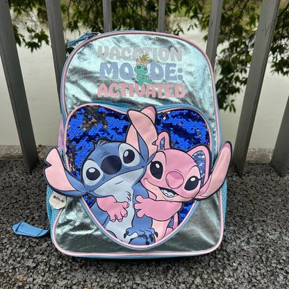 Cartoon cute style Stitch backpack lightweight casual fashionable large capacity multifunctional backpack back to school season
