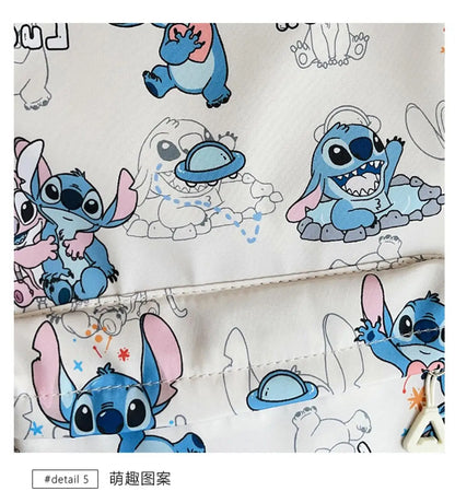 Stitch Anime Backpack Lightweight Large Capacity Water-Resistant School Travel School Bag Trendy Unisex Gift for Teens Couples