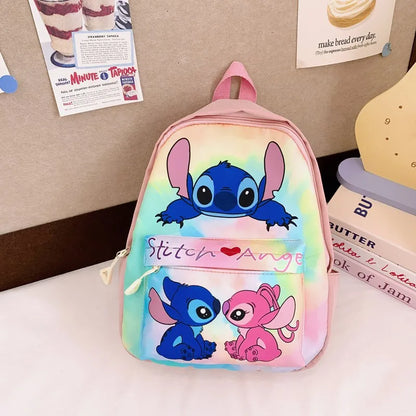 Stitch Anime Cartoon Outdoor Leisure Backpack Cute Fashion Creative Personality Student Large Capacity Children Fun Cute Backp
