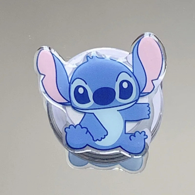 Stitch Airbag Bracket Cute Cartoon Character Creative Fashionable Mobile Phone Extendable Adhesive Back Sticker Practical Gift